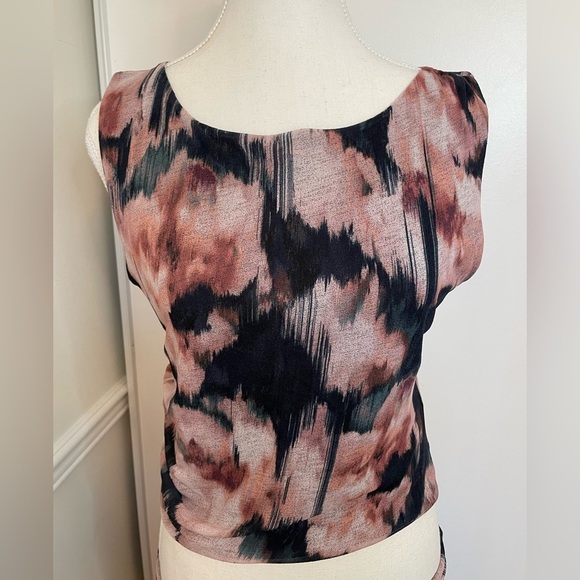 NWT Abercrombie & Fitch Mesh Floral Skirt Set M - Picture 9 of 16